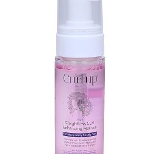 Curl Up Weightless Curl Enhancing Mousse | Frizzy, Wavy & Curly Hair Mousse | Light Weight Styler Defines Curls, adds Shine and Volume | Hair Mousse for Women & Men 150 ML