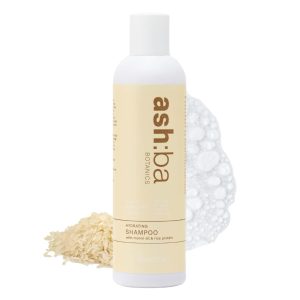 Ashba Botanics Hydrating Shampoo Straight,Wavy,Curly & Coily Hair|Curly Hair Shampoo Men & Women|Monoi Oil,Macadamia Oil,Green Tea Extract & Rice Protein|Hydrates,Balances Oil (Pack Of 1,237Ml)